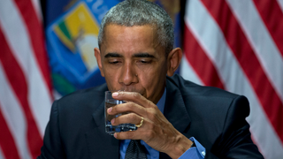 Obama's Presence in Flint Buoys Spirits, Produces at Least One Adorable Photo
